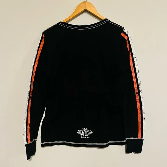 Harley-Davidson Logo Long Sleeve Shirt sz L - Picture 2 of 8